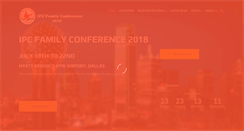 Desktop Screenshot of ipcfamilyconference.org